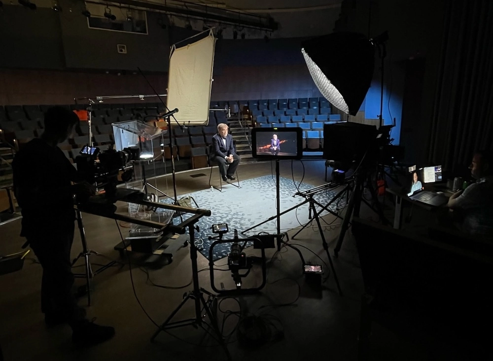 Behind the scenes at Holocaust Museum Houston with Dr. Peter Hotez. Corporate Video Production Company Based in Houston Texas