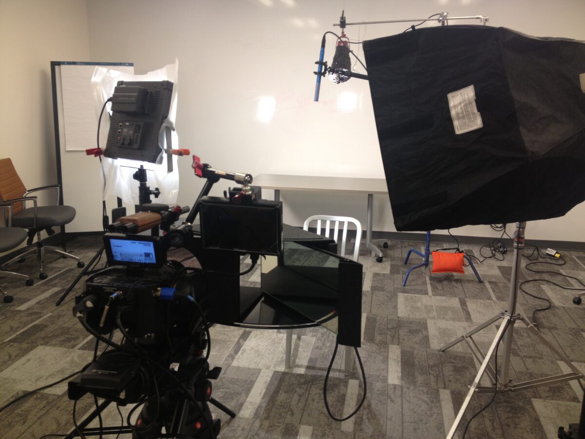 Behind the scenes for a video series produced for The Global Foodbanking Network by Cut To Create Video Production Houston, Texas