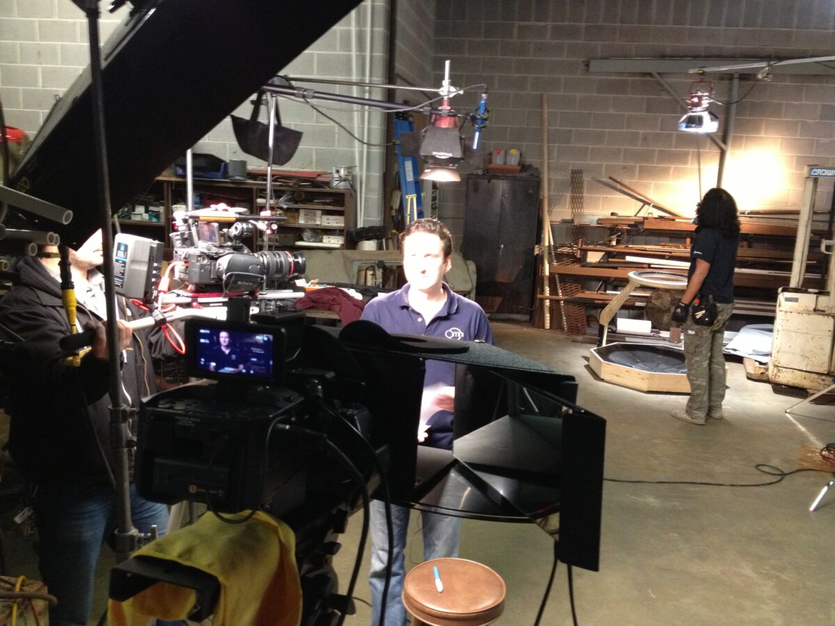 Behind the Scenes at Cut To Create's video productions for Virtuix Omni