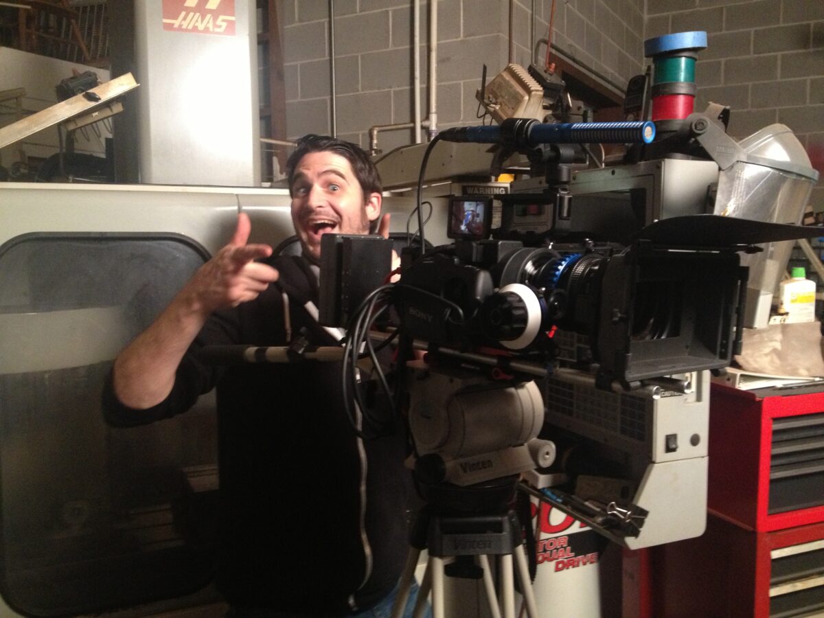 Behind the Scenes at Cut To Create's video productions for Virtuix Omni