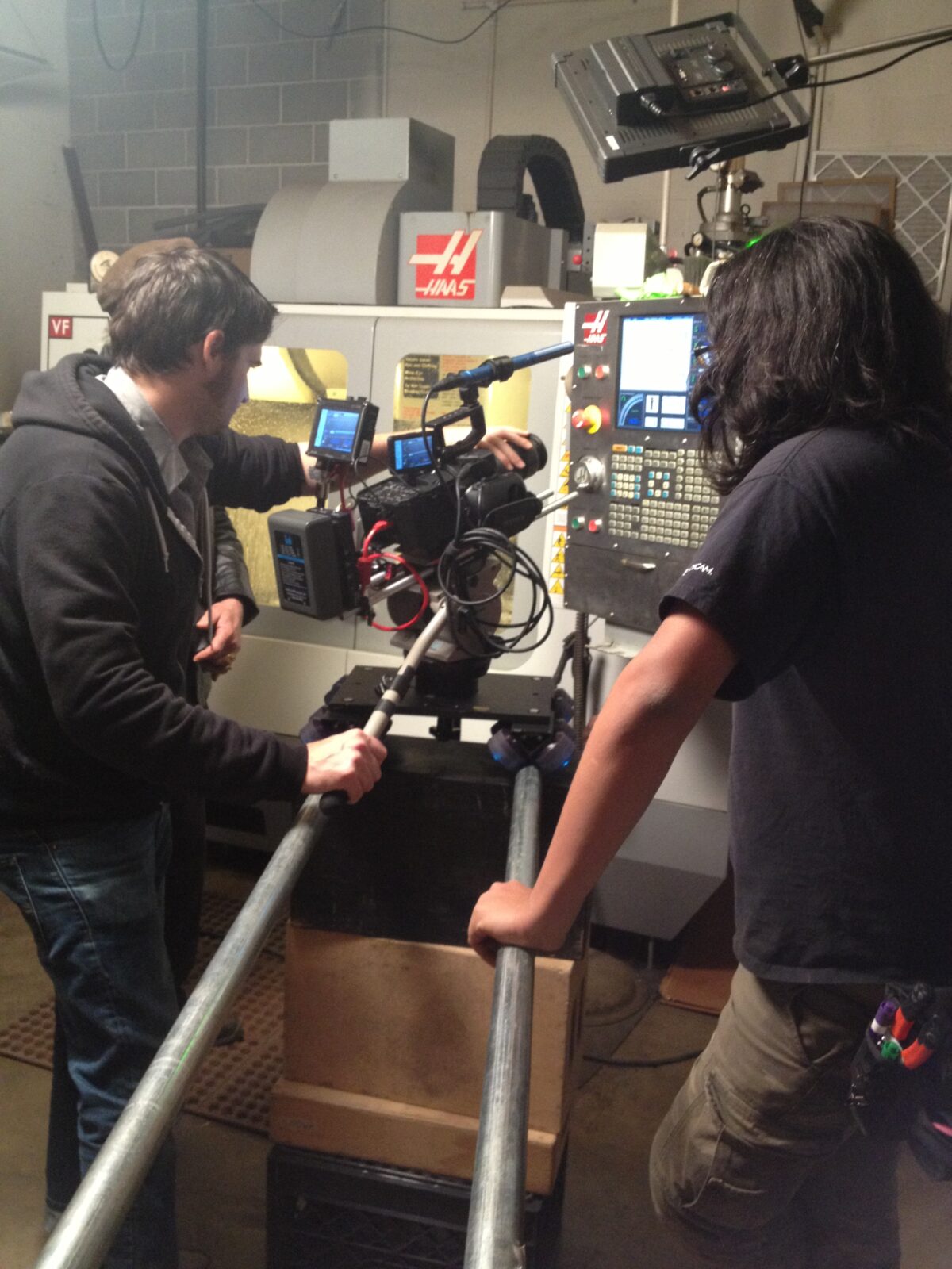 Behind the Scenes at Cut To Create's video productions for Virtuix Omni