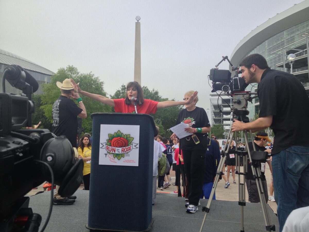 Behind the scenes at Cut To Create's video production for Run for the Rose