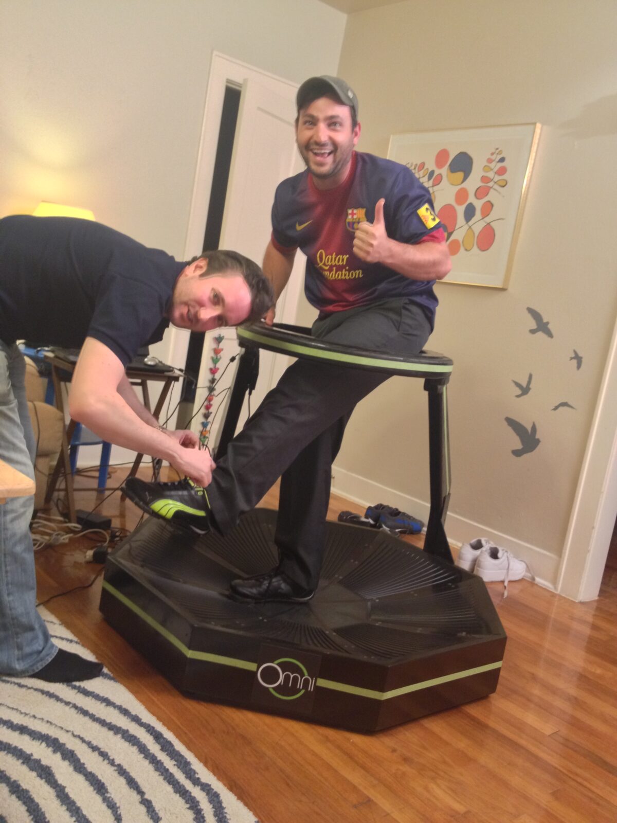 Behind the Scenes at Cut To Create's video productions for Virtuix Omni