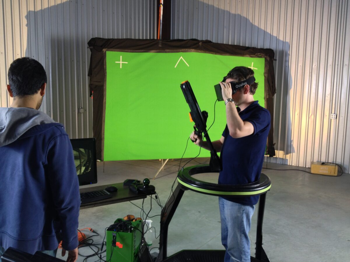 Behind the Scenes at Cut To Create's video productions for Virtuix Omni