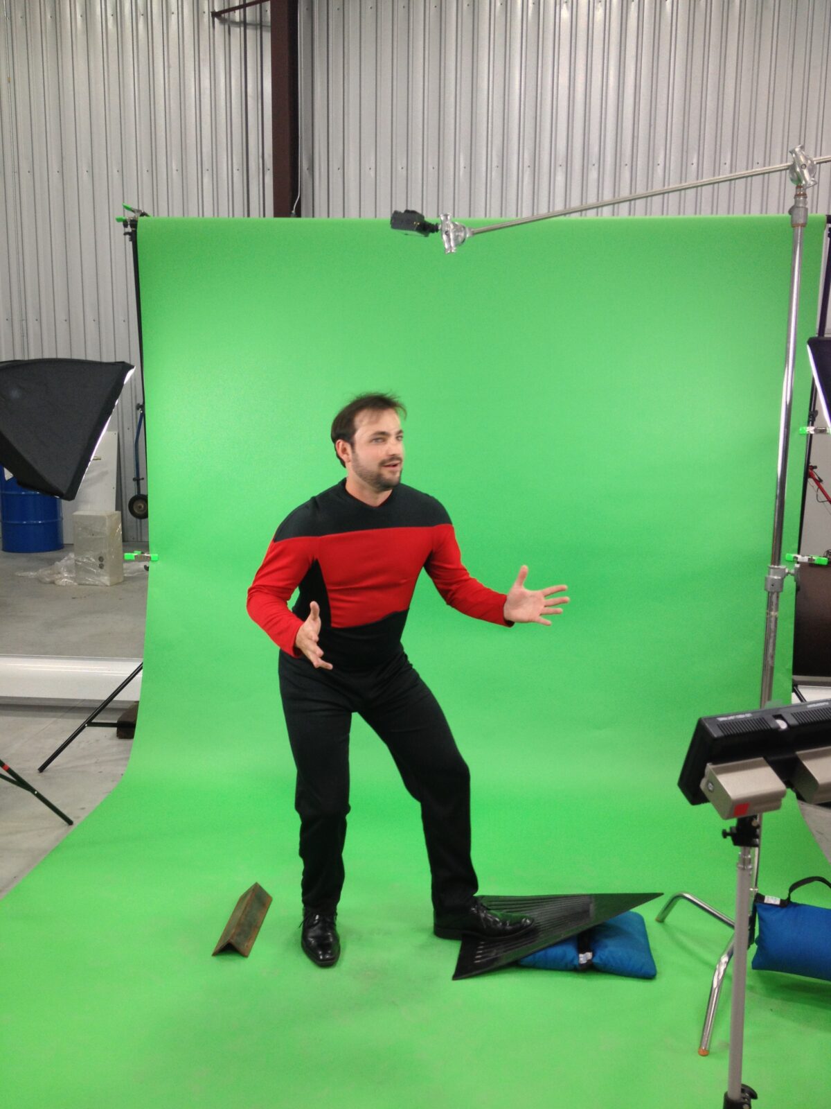 Behind the Scenes at Cut To Create's video productions for Virtuix Omni