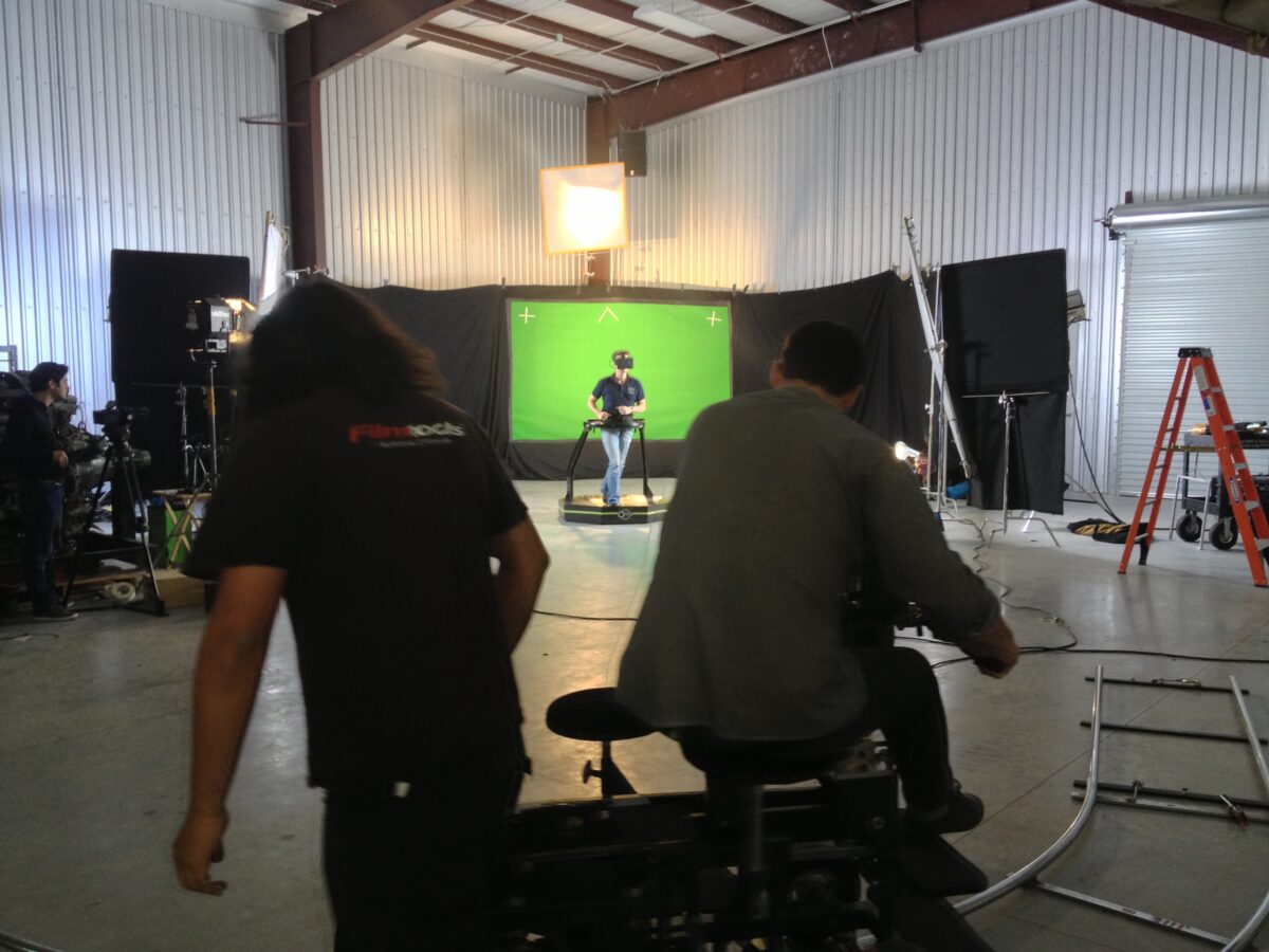 Behind the Scenes at Cut To Create's video productions for Virtuix Omni