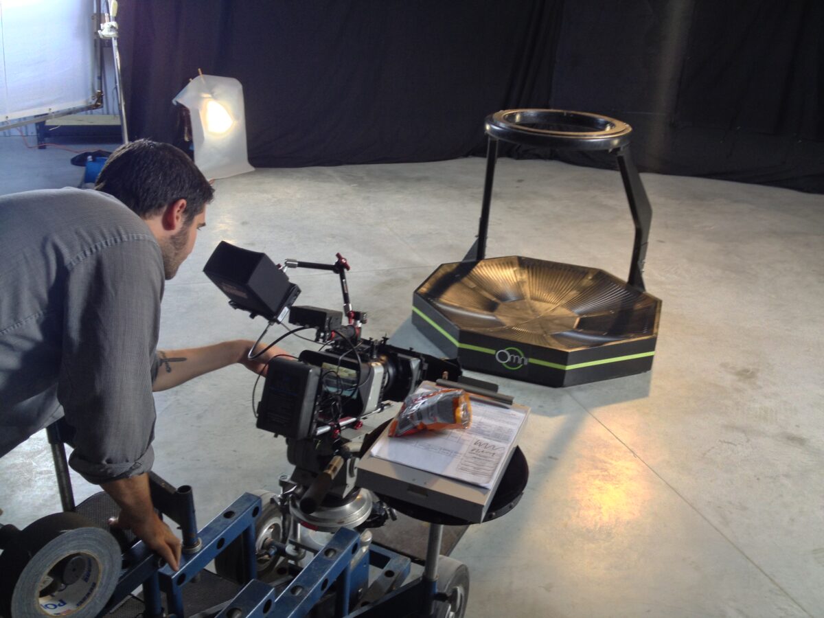 Behind the Scenes at Cut To Create's video productions for Virtuix Omni