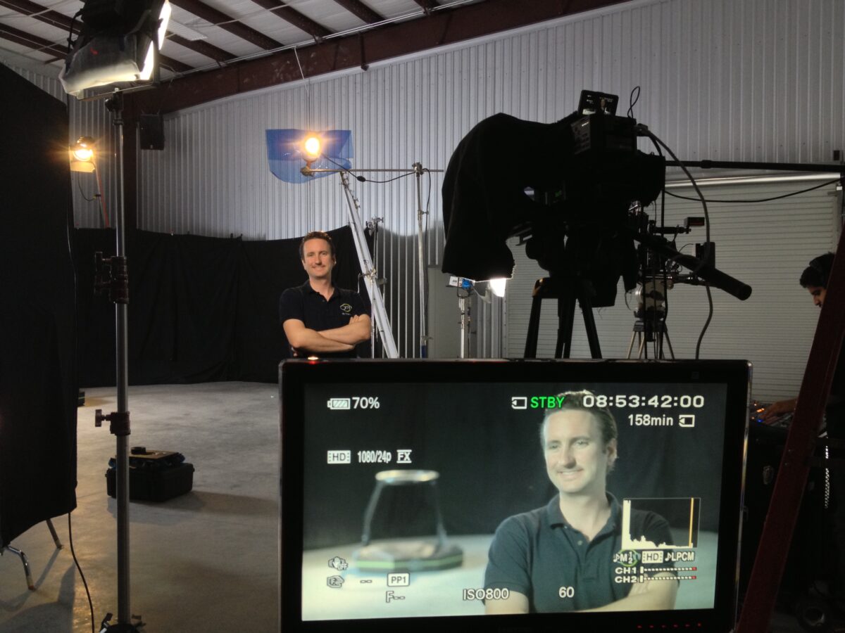 Behind the Scenes at Cut To Create's video productions for Virtuix Omni