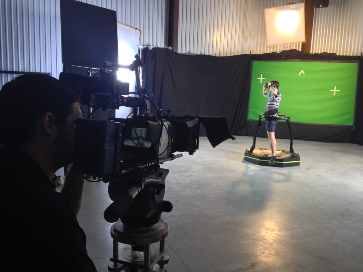 Behind the Scenes at Cut To Create's video productions for Virtuix Omni