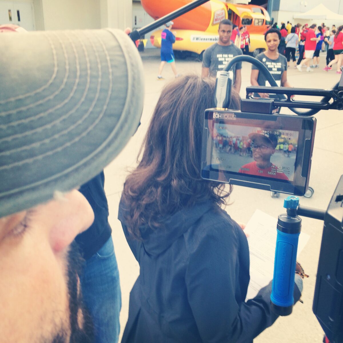 Behind the scenes at Cut To Create's video production for Run for the Rose