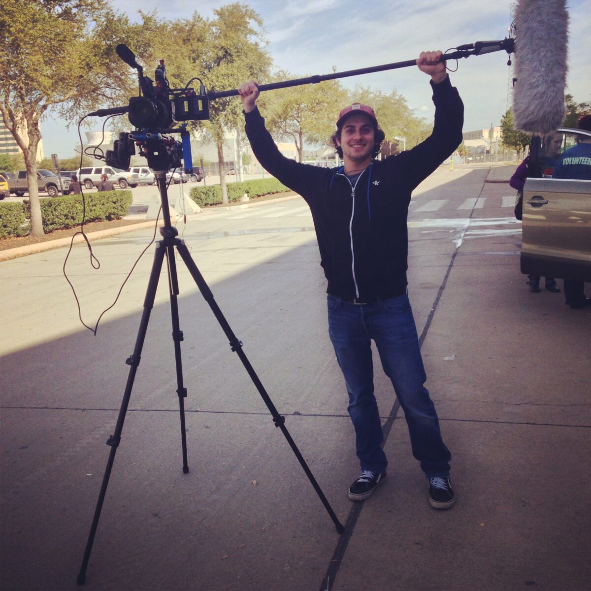 Behind the scenes at Cut To Create's video production for Run for the Rose