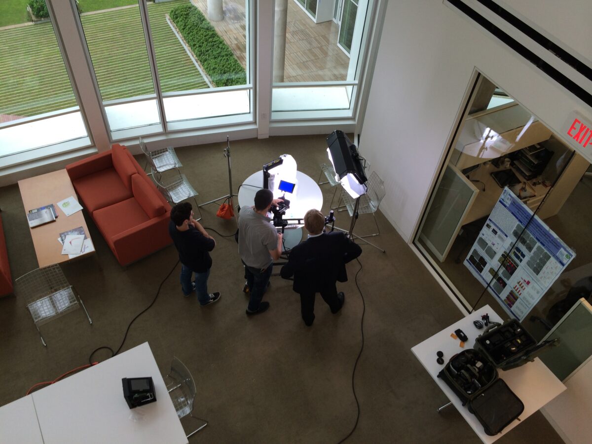 Behind the scenes at Cut To Create's video production for SensoDx