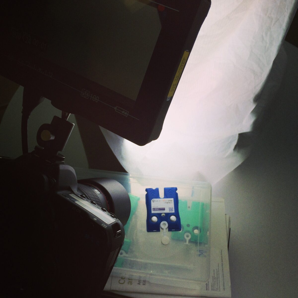 Behind the scenes at Cut To Create's video production for SensoDx