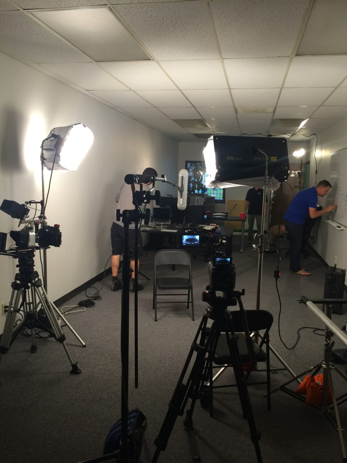 Behind the scenes at Cut To Create's video production for Mistbox