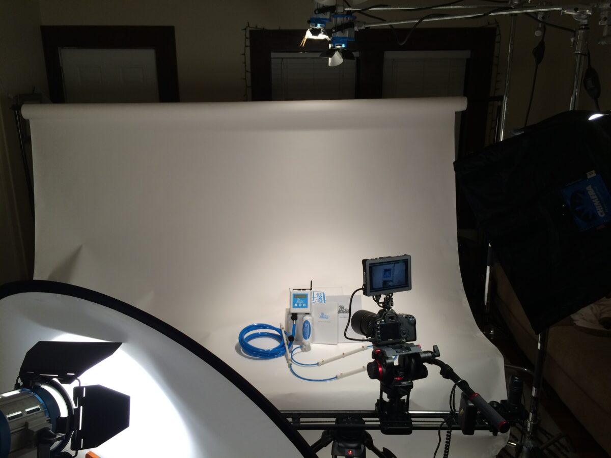 Behind the scenes at Cut To Create's video production for Mistbox