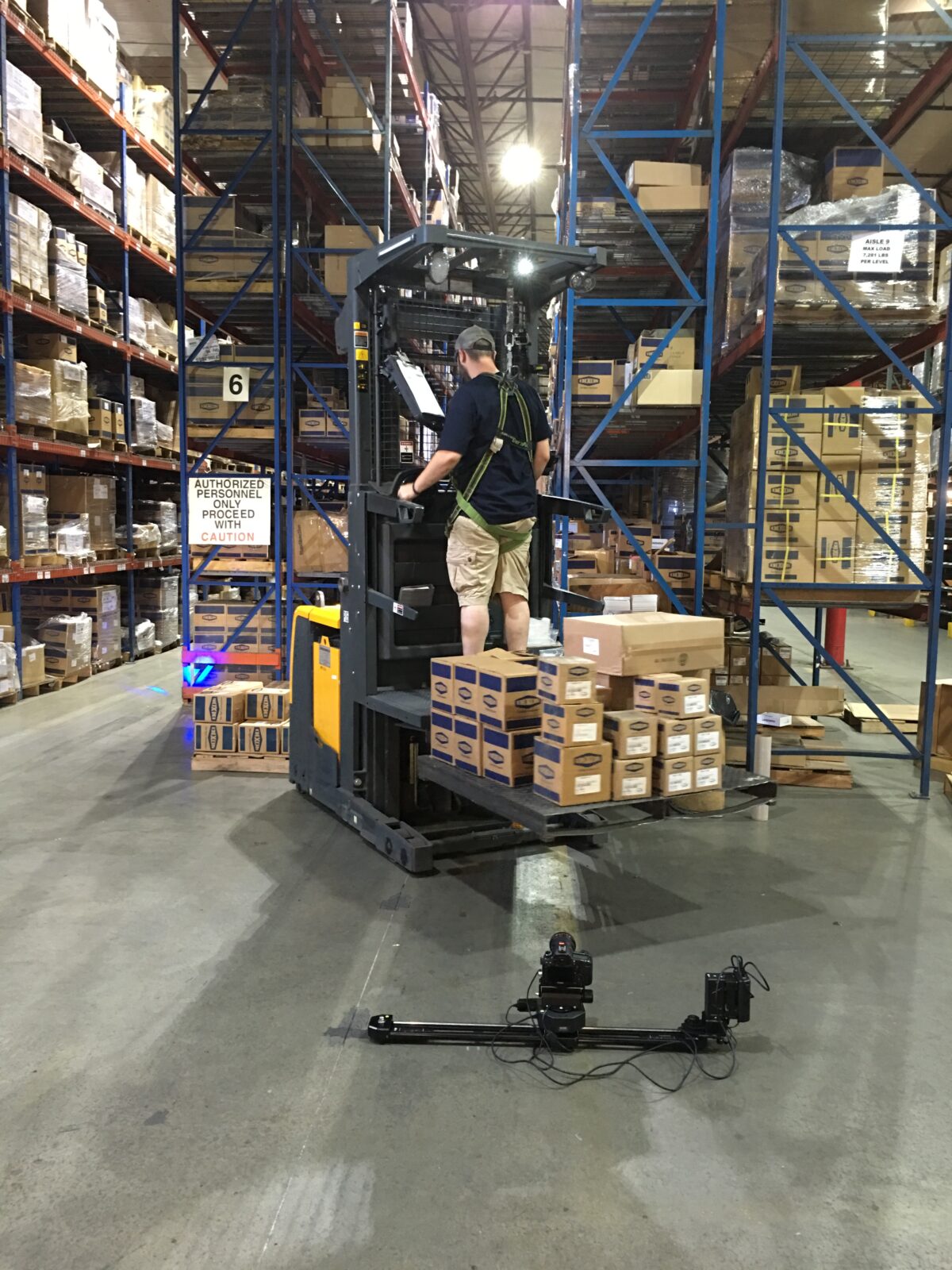 Behind the scenes for Cut To Create's video production project for Jungheinrich