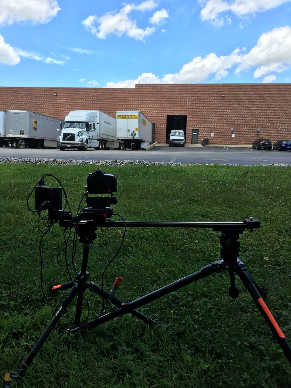 Behind the scenes for Cut To Create's video production project for Jungheinrich