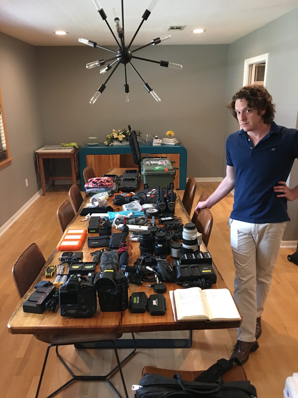 Behind the scenes at Cut To Create's video production for Smith and Associates in Houston, TX