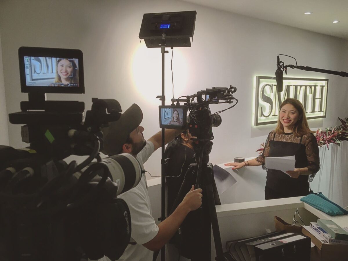 Behind the scenes at Cut To Create's video production for Smith and Associates in Houston, TX