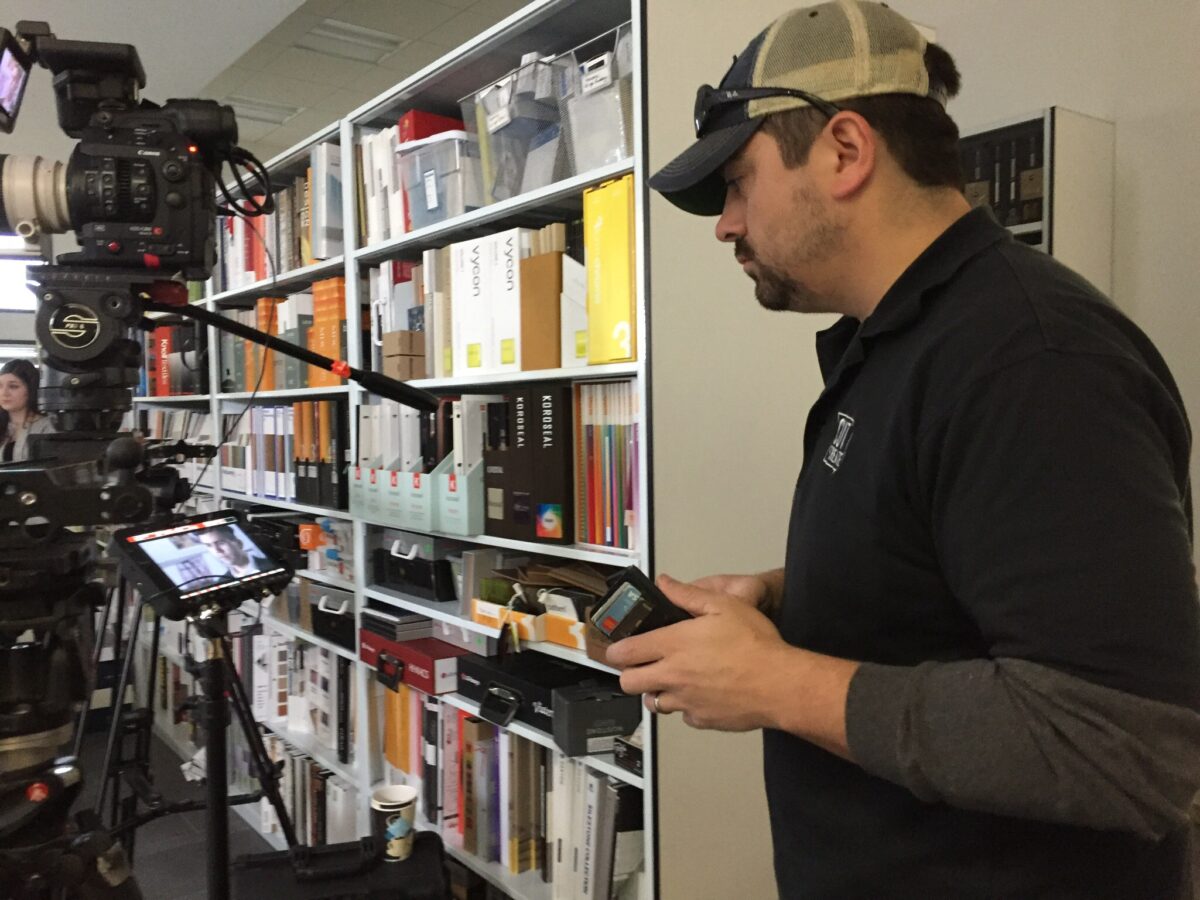 Behind the scenes for Cut To Create's video production for Brookfield's DesignHive