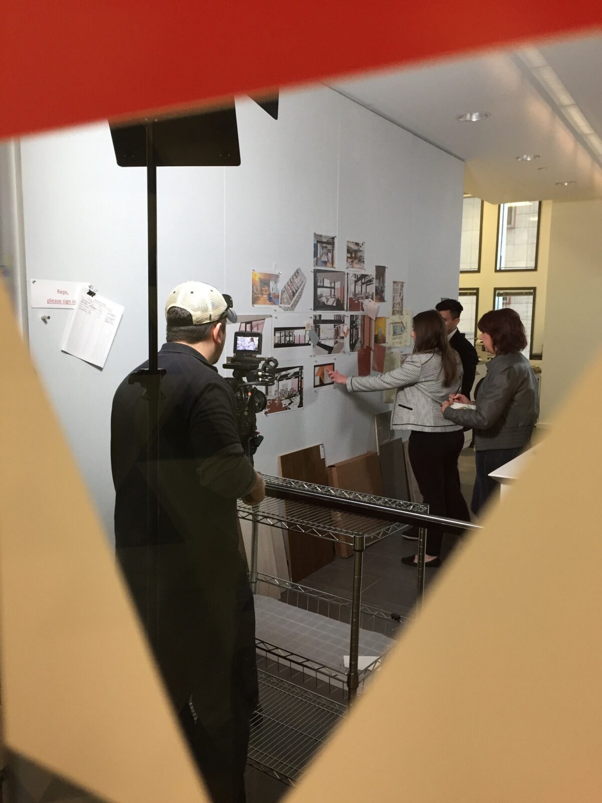 Behind the scenes for Cut To Create's video production for Brookfield's DesignHive