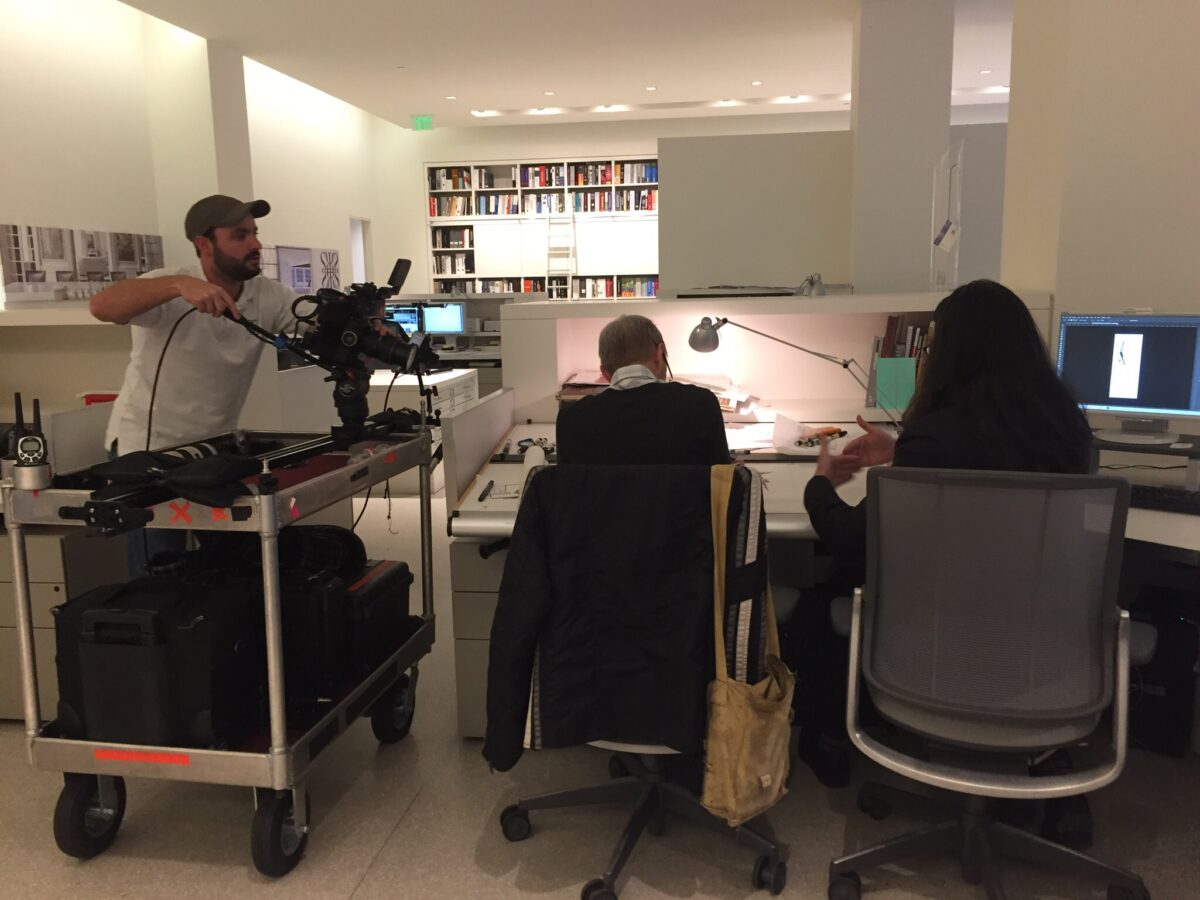 Behind the scenes for Cut To Create's video production for Brookfield's DesignHive