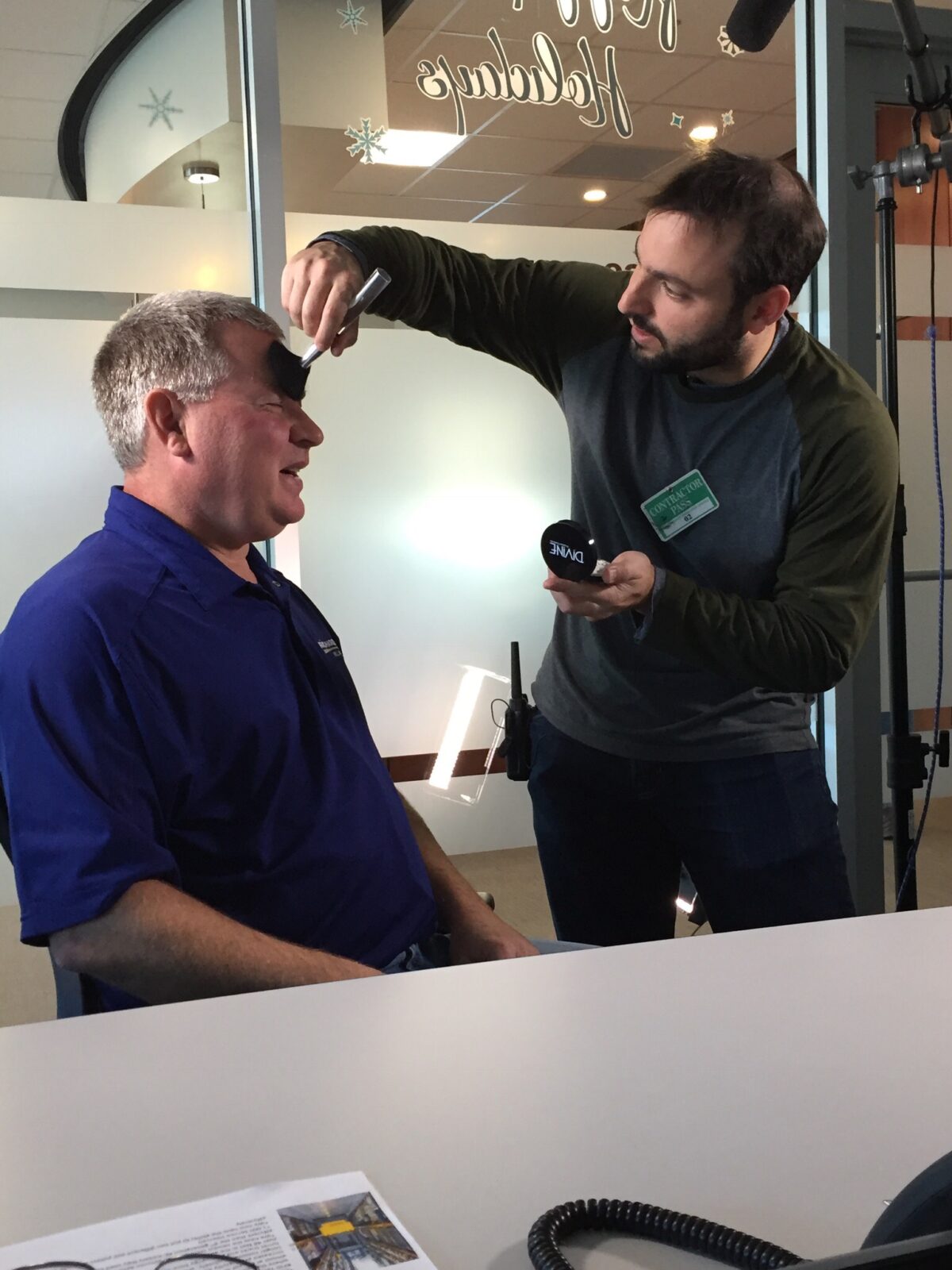 Behind the scenes for Cut To Create's video production project for Jungheinrich