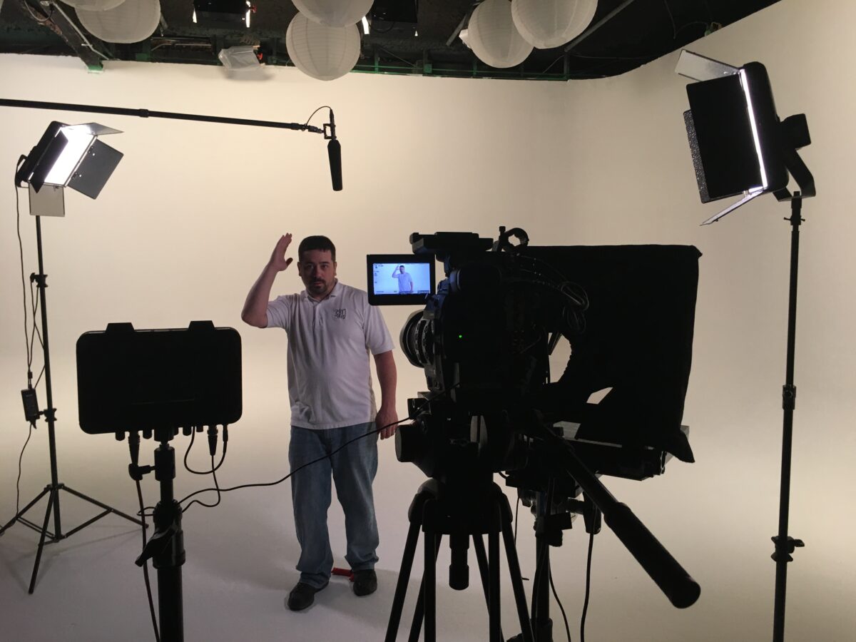 Behind the scenes at Cut To Create's video production for Mistbox