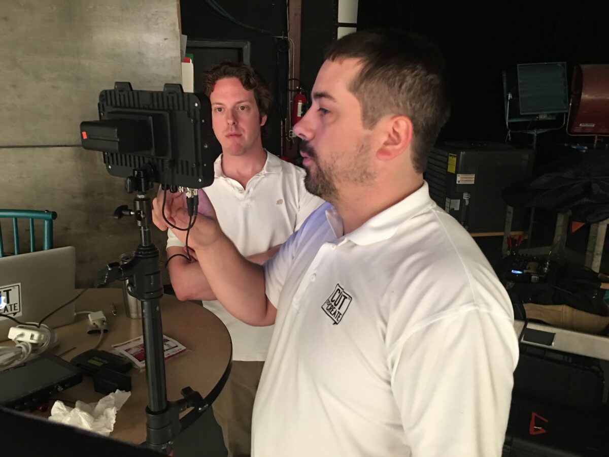 Behind the scenes at Cut To Create's video production for Mistbox