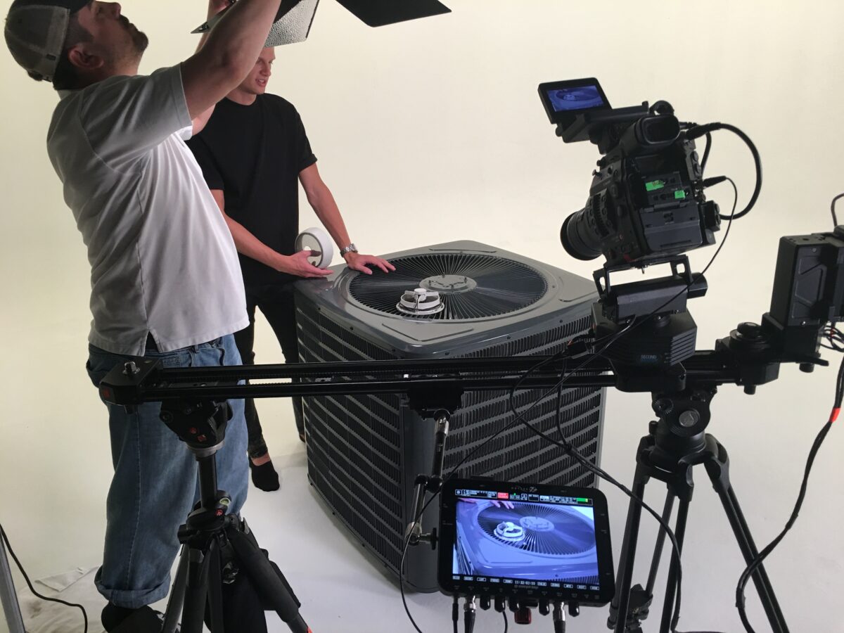Behind the scenes at Cut To Create's video production for Mistbox
