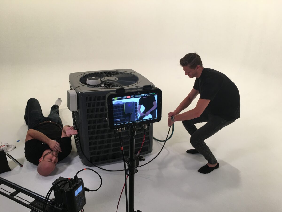 Behind the scenes at Cut To Create's video production for Mistbox