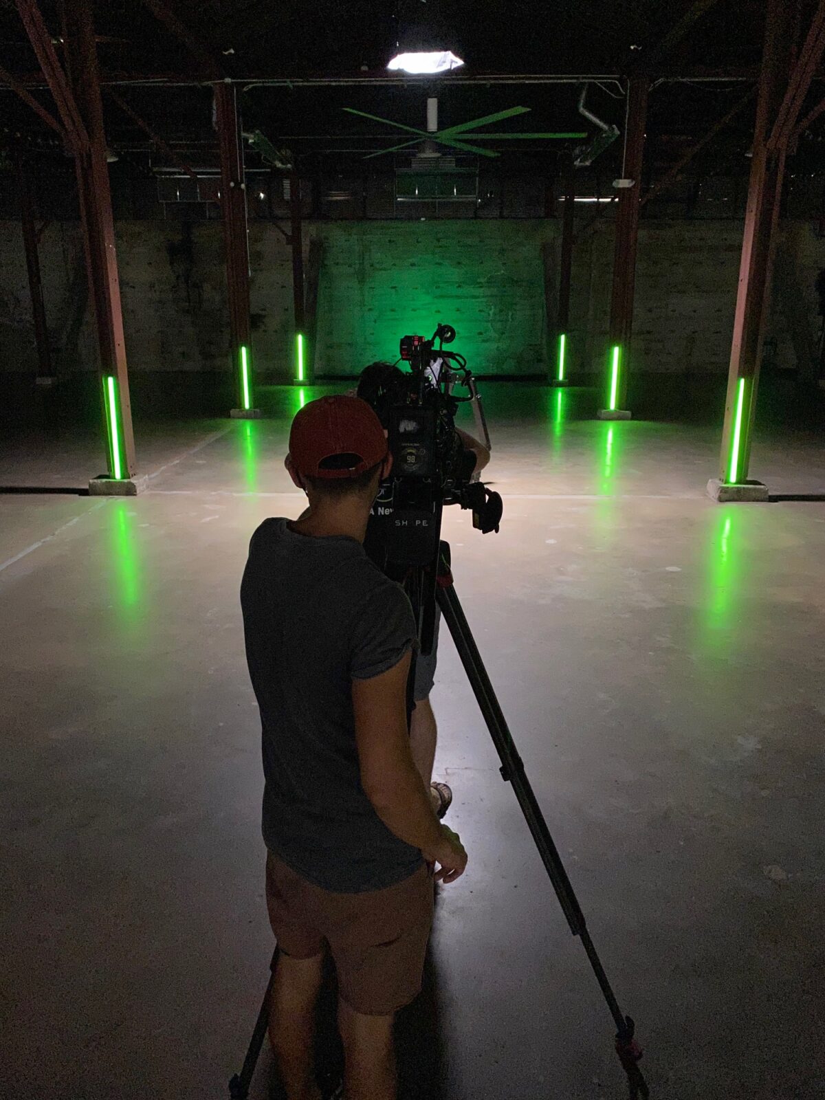 Behind the Scenes at Cut To Create's video production for Virtuix's Omni One