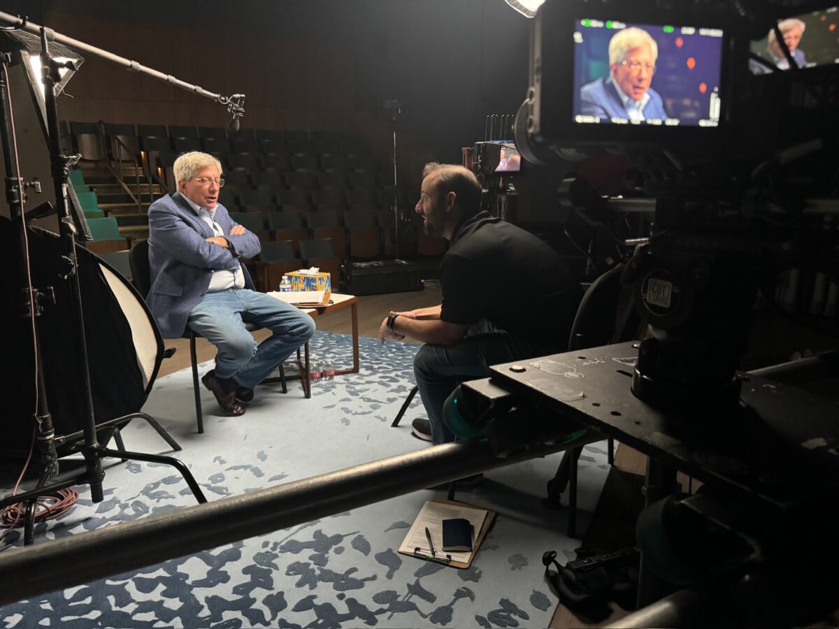 Behind the scenes at Cut To Create's video productions for Holocaust Museum Houston's honoree videos for their Guardian of the Human Spirit award and Lyndon Baines Johnson Moral Courage Award