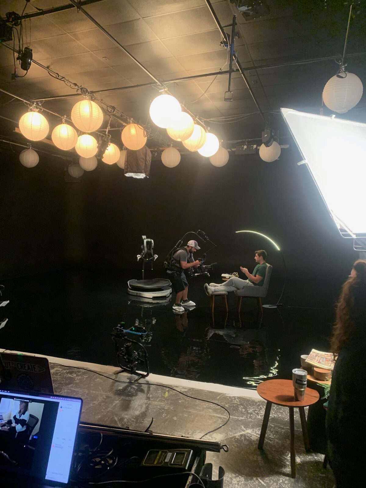 Behind the Scenes at Cut To Create's video production for Virtuix's Omni One