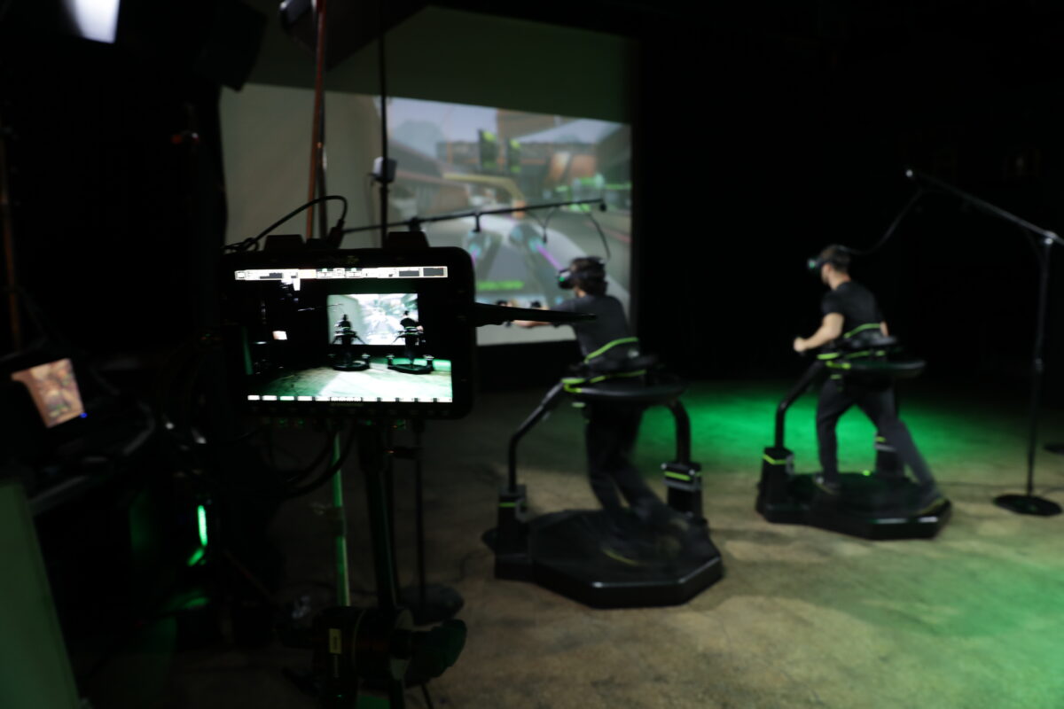 Behind the Scenes for Cut To Create's video production for Virtuix