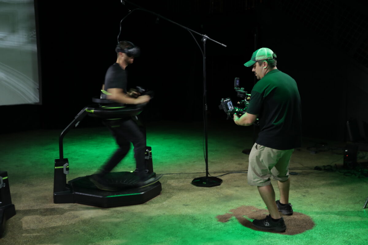 Behind the Scenes for Cut To Create's video production for Virtuix