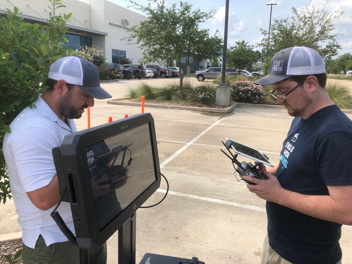 Behind the scenes for Cut To Create's video production for Empower Pharmacy in Houston, Texas