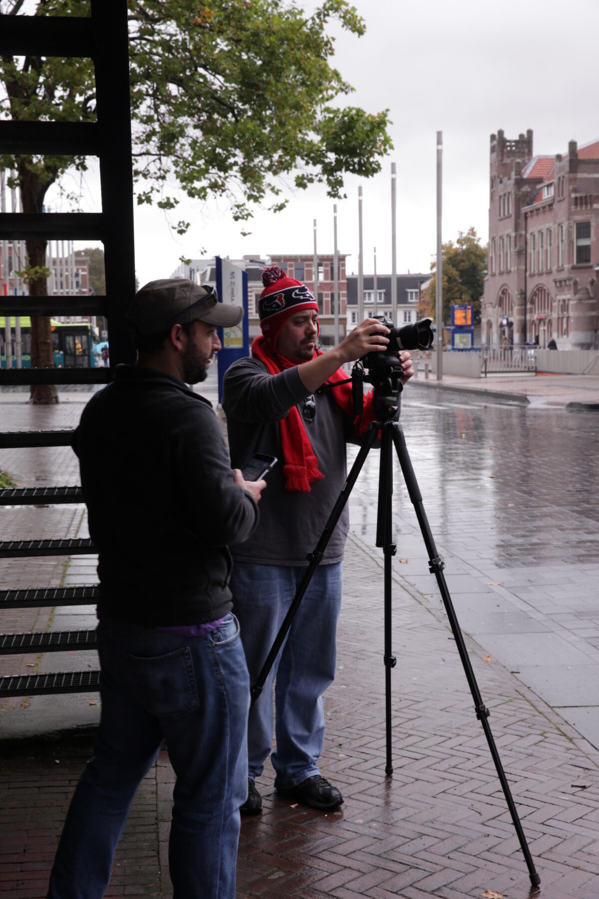 Behind the scenes at Cut To Create's video production for Smith and Associates in Houston, TX