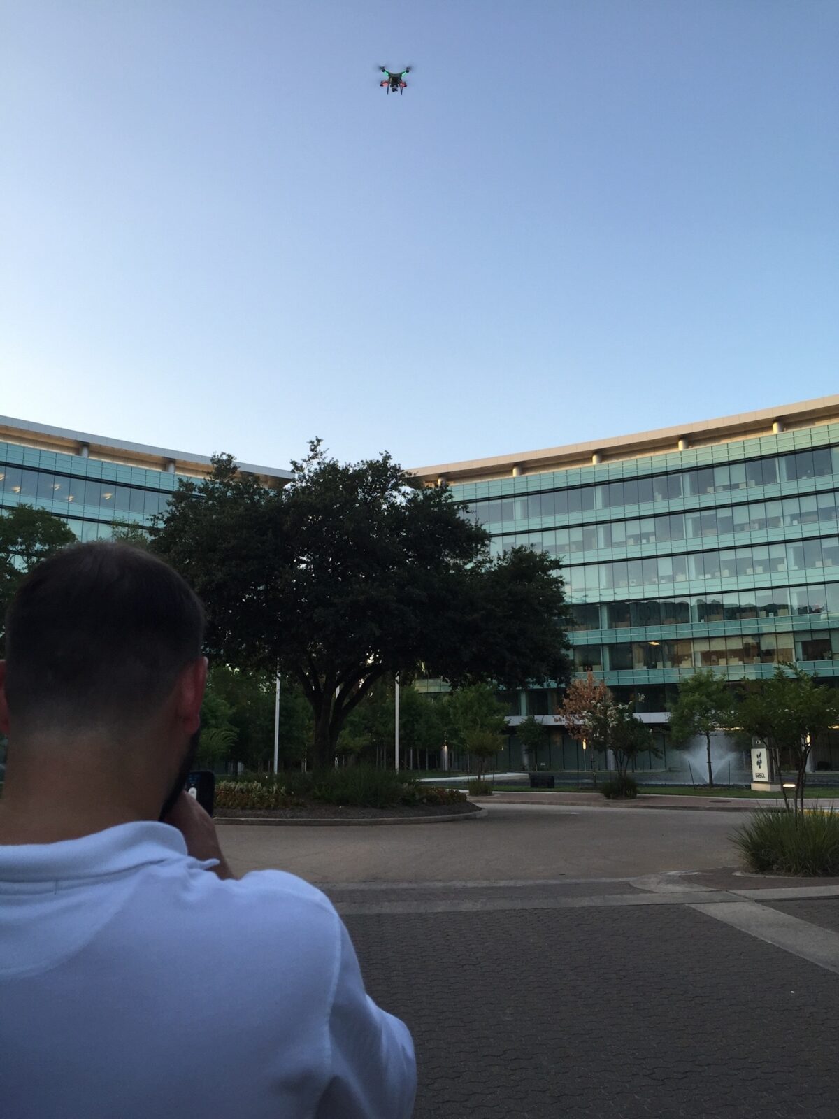 Behind the scenes at Cut To Create's video production for Tellepsen Construction in Houston, Texas