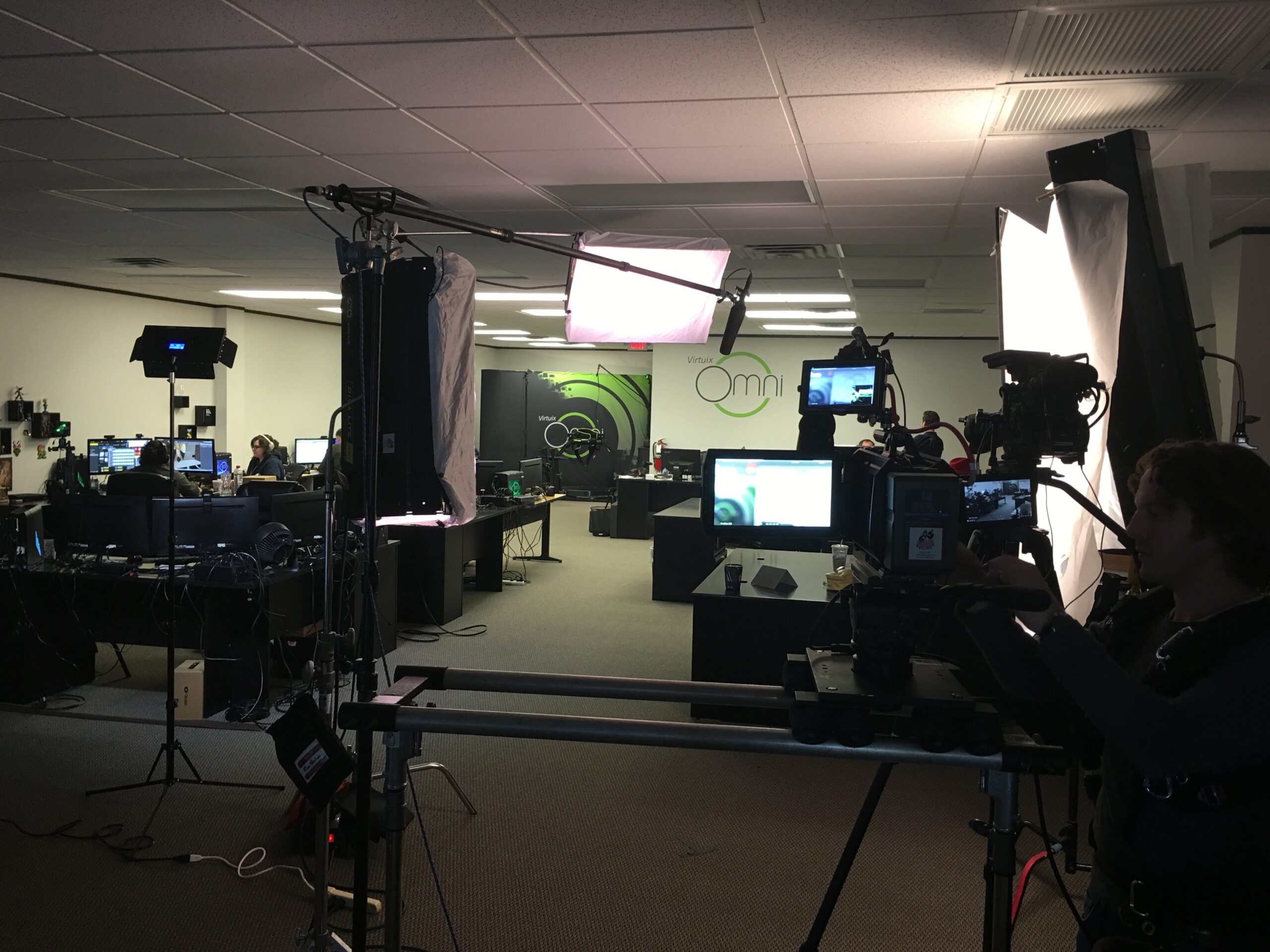 Behind the Scenes at Cut To Create's video production for Virtuix Omni