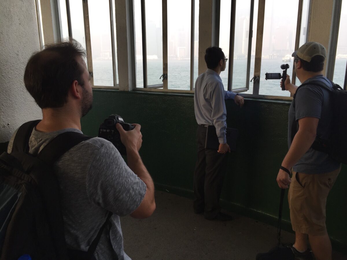 Behind the scenes at Cut To Create's video production for Smith and Associates in Houston, TX