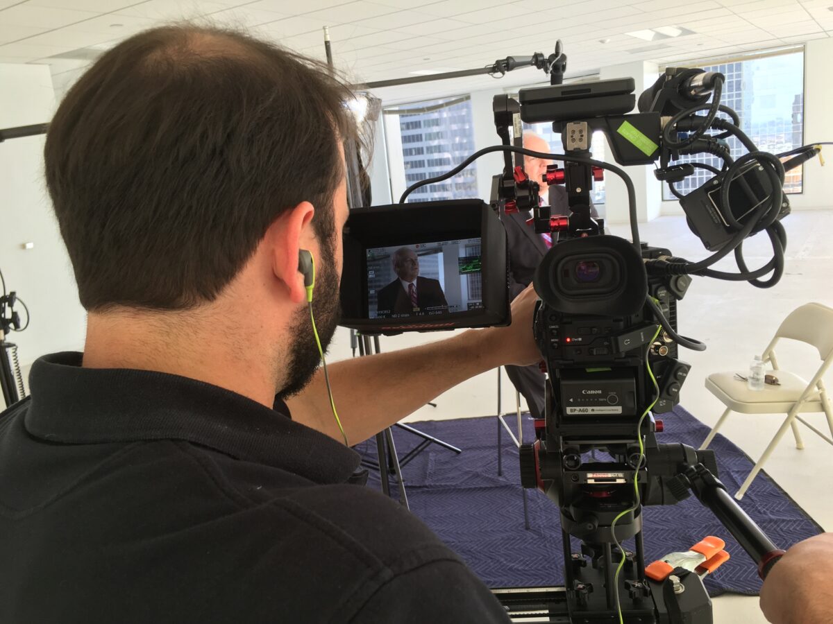 Behind the scenes at Cut To Create's video production for NIAOP