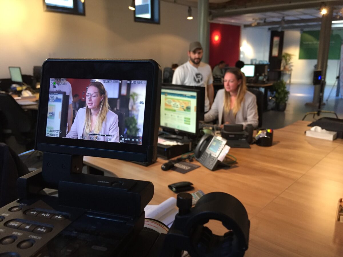 Behind the scenes at Cut To Create's video production for Smith and Associates in Houston, TX