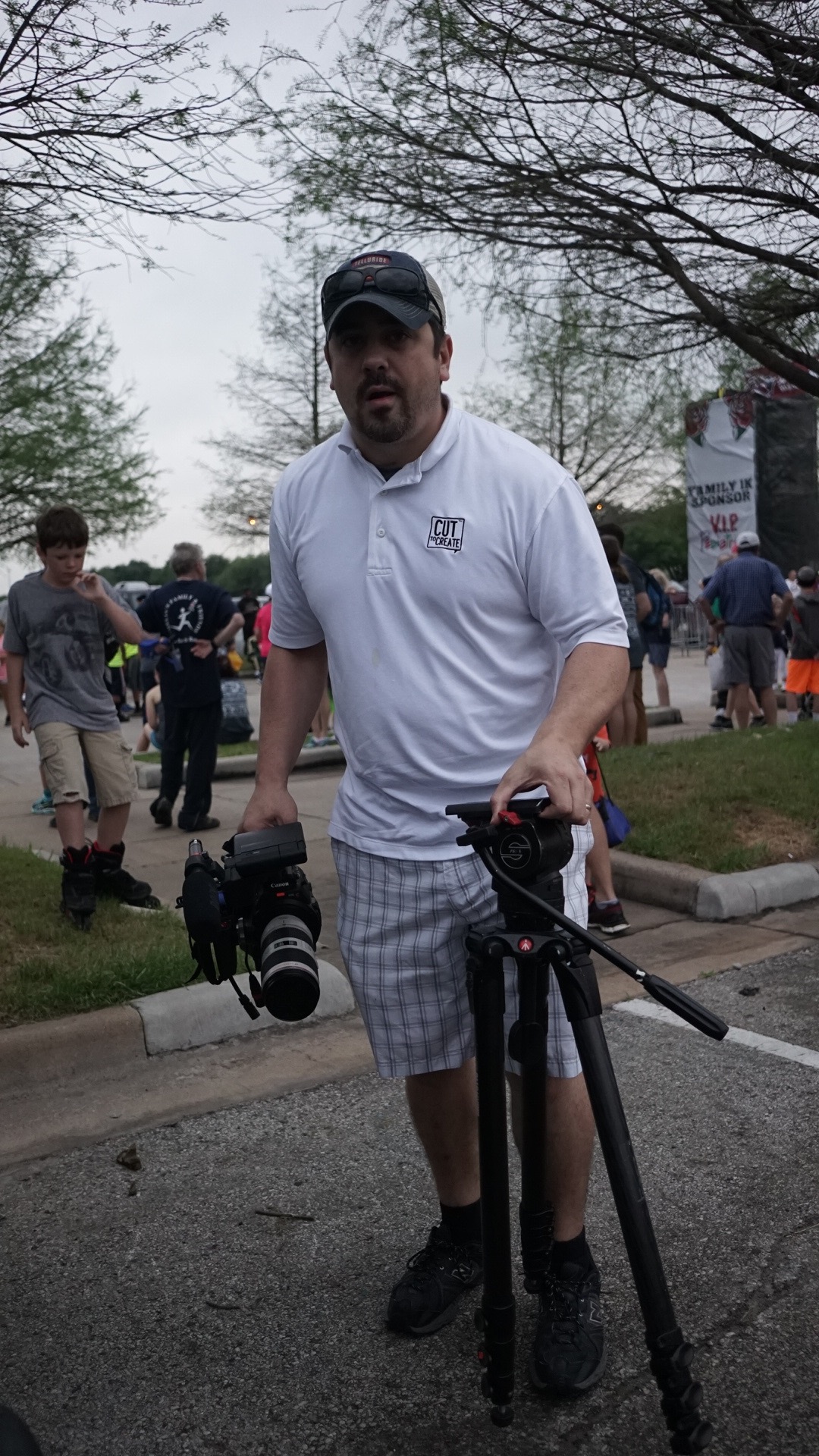 Behind the scenes at Cut To Create's video production for Run for the Rose