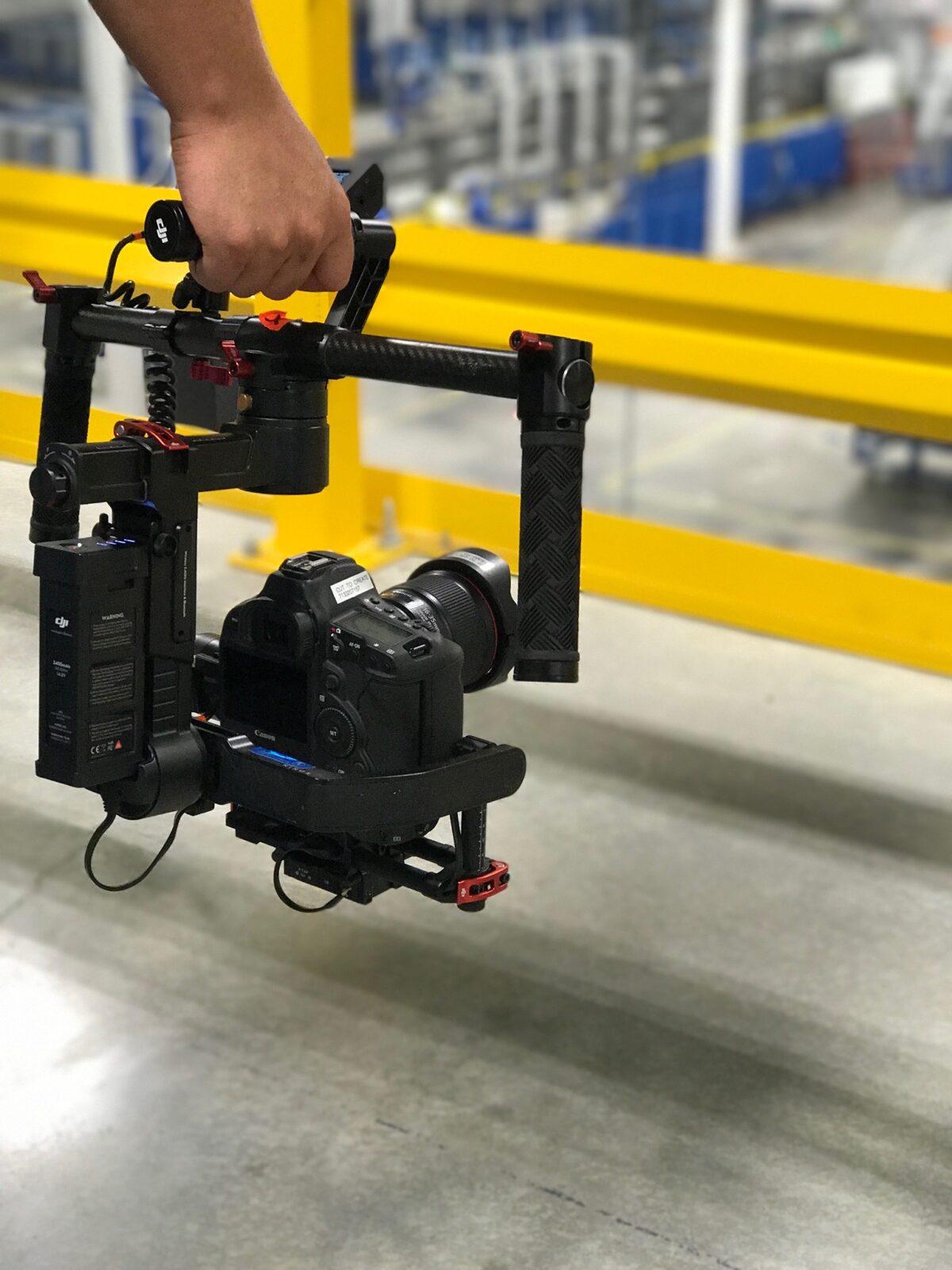 Behind the scenes for Cut To Create's video production project for Jungheinrich