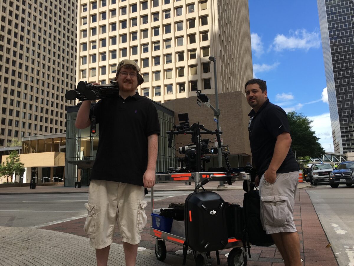 Behind the scenes at Cut To Create's video production project for Brookfield Properties