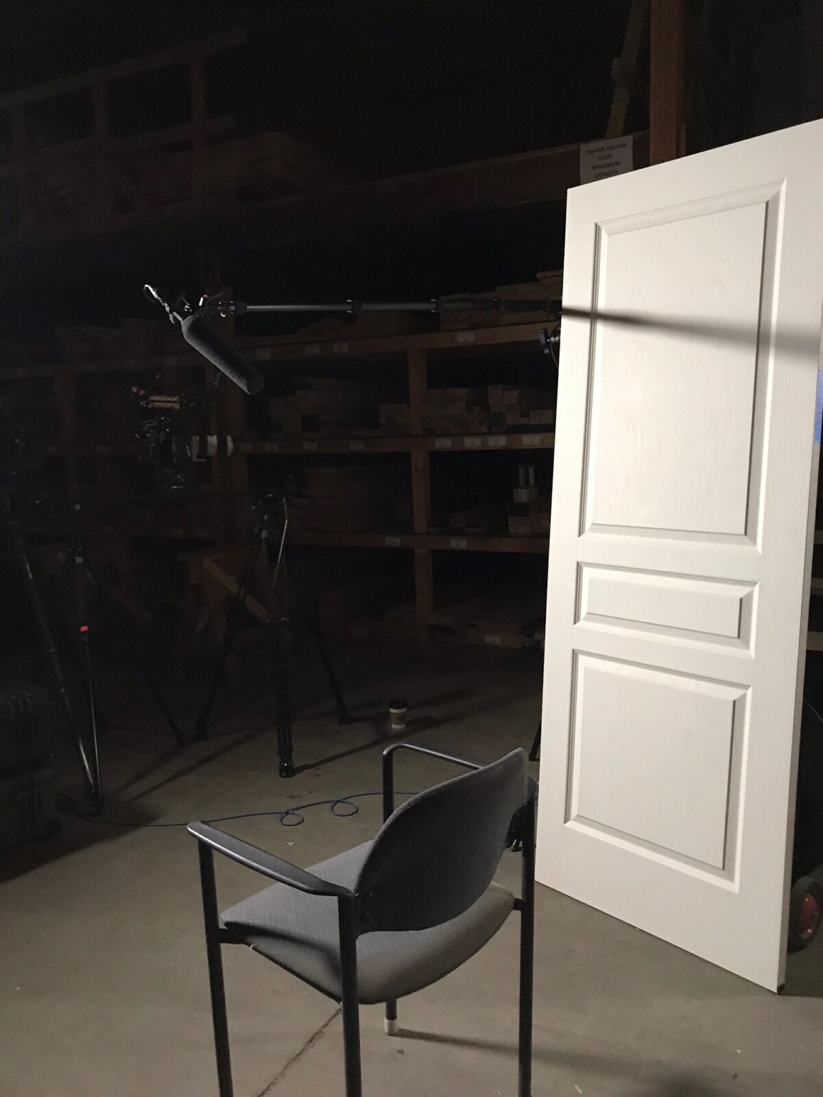 Behind the scenes for Cut To Create's video production shoot for Cat Lift Trucks