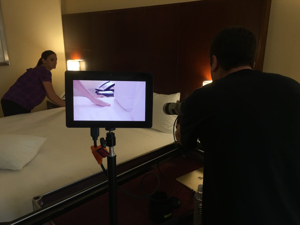 Behind the scenes at Cut To Create's video production project for Brookfield Properties