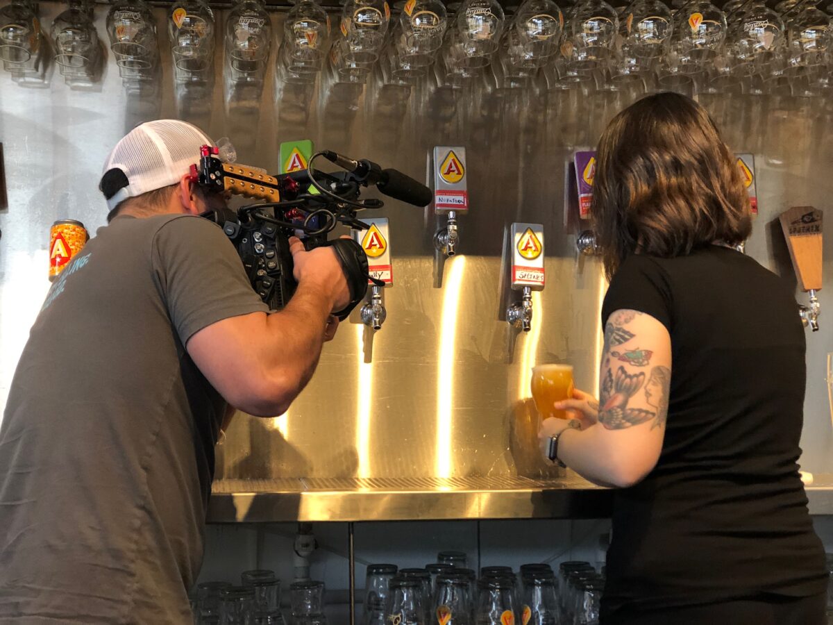 Behind the scenes for Cut To Create's customer testimonial package for G&A Partners