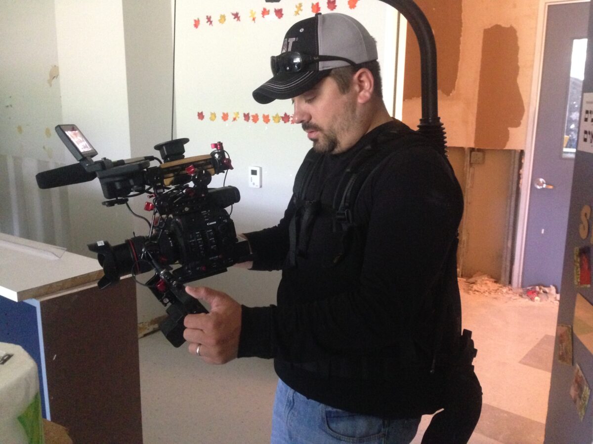 Behind the scenes at Cut To Create's package of fundraising videos for the Jewish Federation of Greater Houston after various jewish establishments were devastated by Hurricane Harvey in 2017